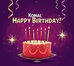 Happy Birth Day Komal Images 